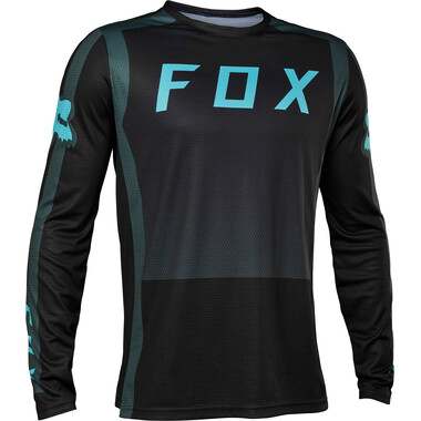 FOX DEFEND Long-Sleeved Jersey Black/Green 0
